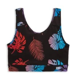 Swim Compression Sport Top - Tropadelic(Swim Sport Top Tropadelic) -Tomboyx Shop 2337280011 Swim Tropadelic Sport Top 1