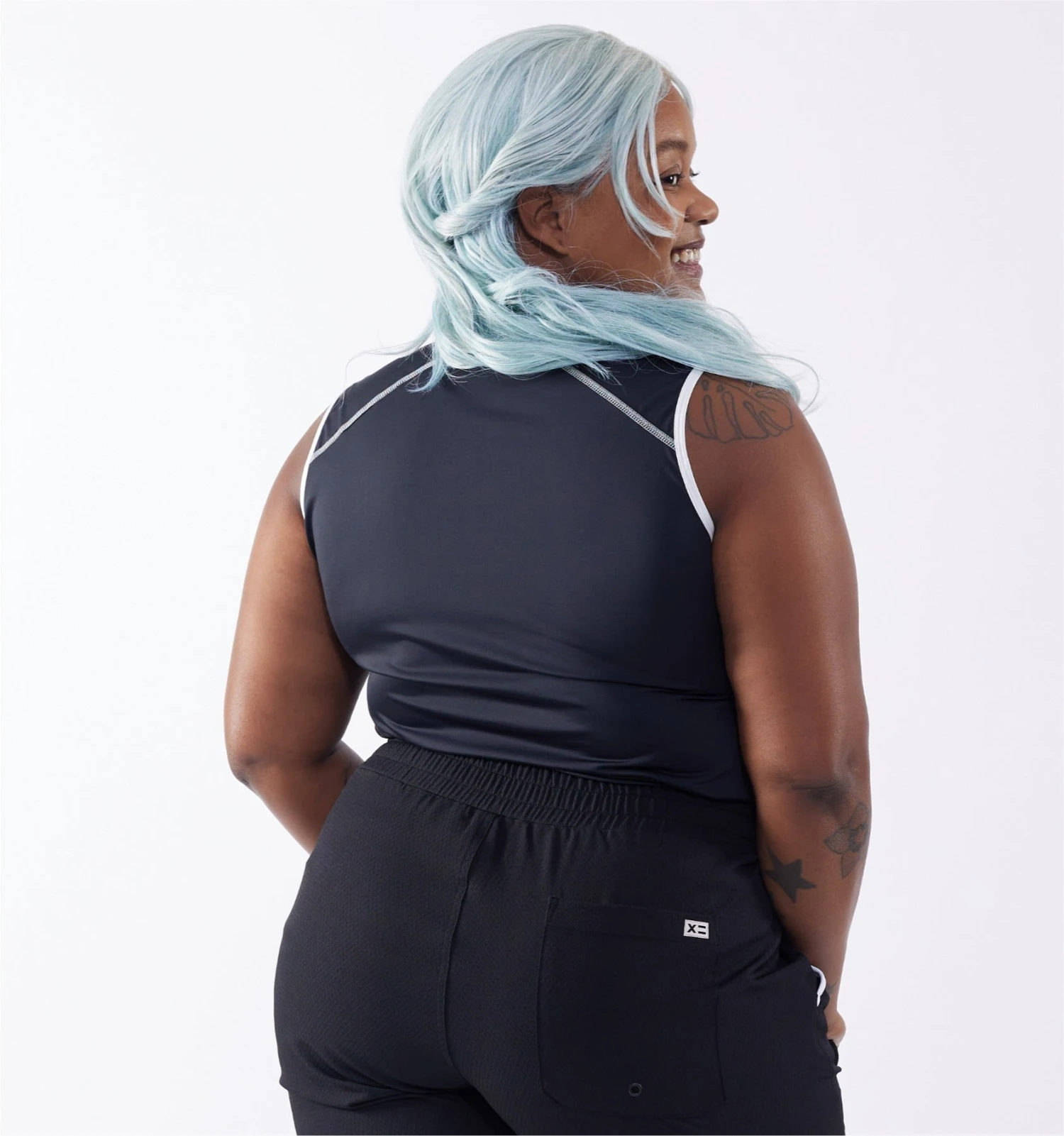 Swim Tank - Black Novelty(Swim Tank Black Novelty) 2 Swim Tank - Black Novelty(Swim Tank Black Novelty) - Image 2