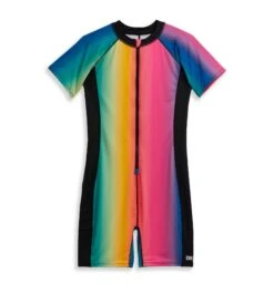 Swim 6" Unisuit - Melting Rainbow(Swim 6 Unisuit Melting Rainbow) -Tomboyx Shop 2337380011 Swim Melting Rainbow 6in Unisuit 1