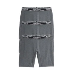 9" Boxer Briefs 3-Pack - Cotton Charcoal Logo(9 Boxer Briefs 3 Pack Cotton Charcoal Logo)