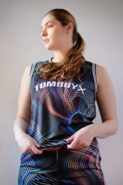 Basketball Jersey - Laser Show(Basketball Jersey Laser Show) 7 Basketball Jersey - Laser Show(Basketball Jersey Laser Show) -Tomboyx Shop BasketballJersey LaserShowOF1