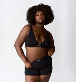 Bamboo Rib 4.5" Trunks - Black(Bamboo Rib 4 5 Trunks Black)