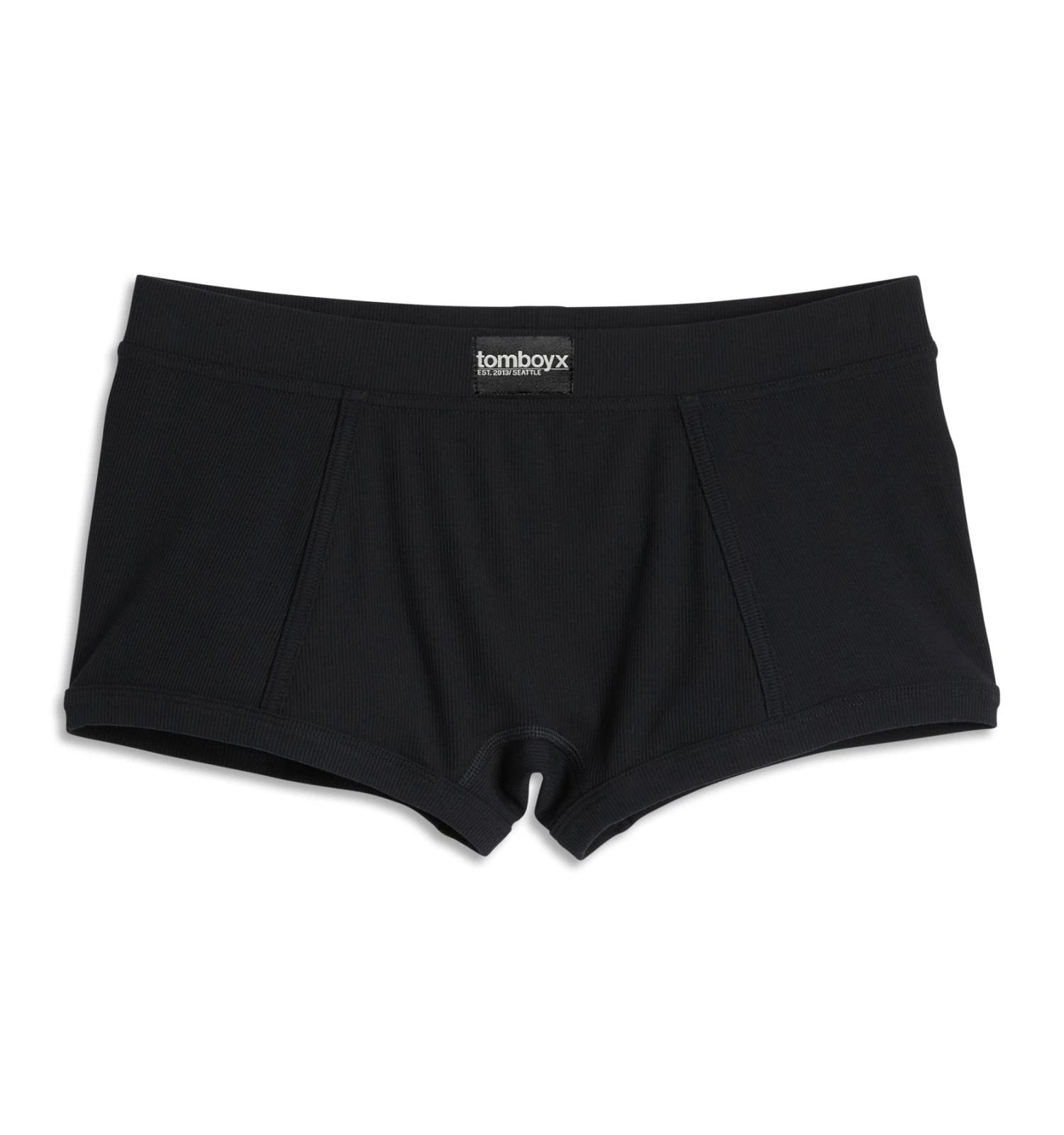 Bamboo Rib Boy Shorts - Black(Bamboo Rib Boy Shorts Black) 3 Bamboo Rib Boy Shorts - Black(Bamboo Rib Boy Shorts Black) - Image 3