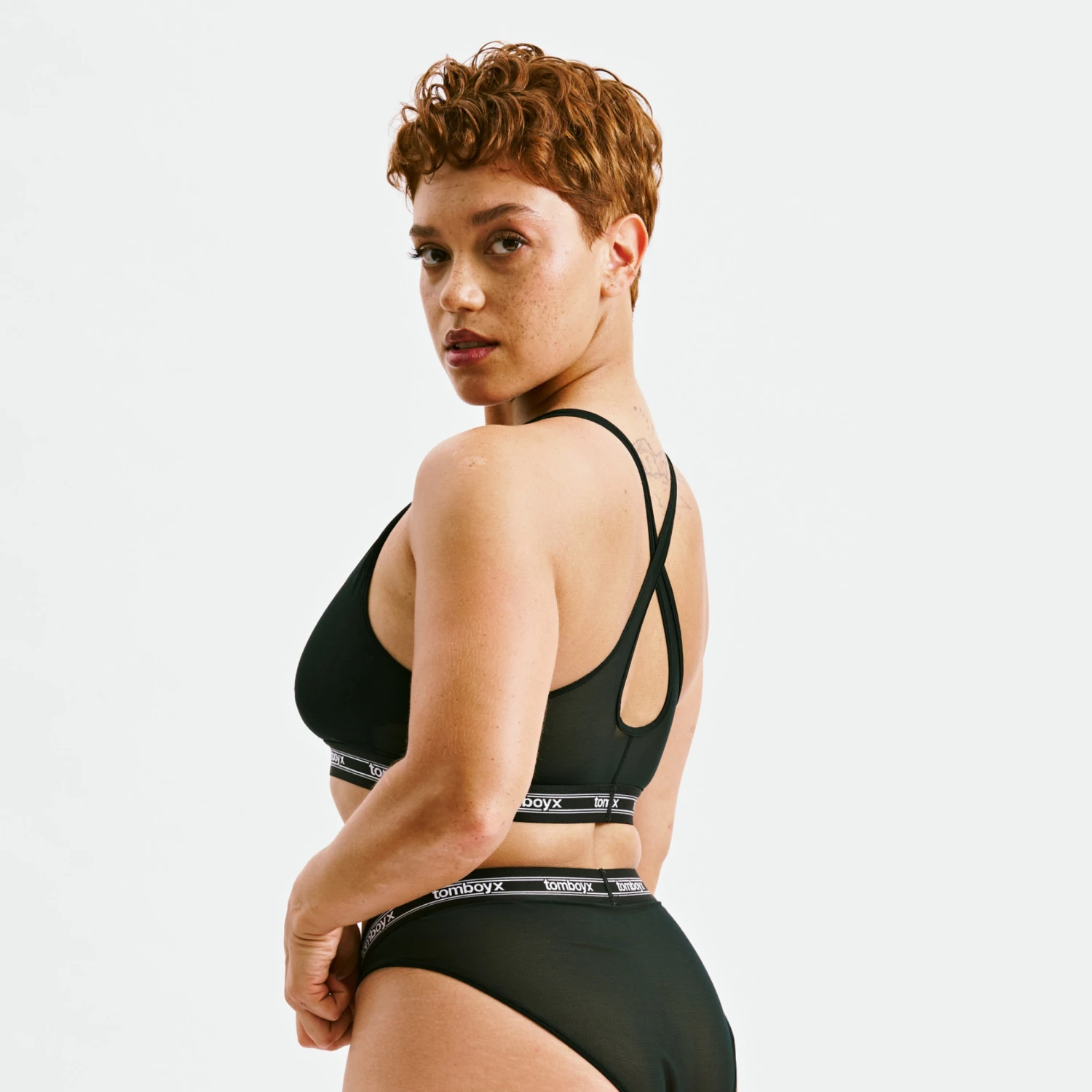 Powermesh Bralette - Black(Powermesh Bralette Black) 4 Powermesh Bralette - Black(Powermesh Bralette Black) - Image 4