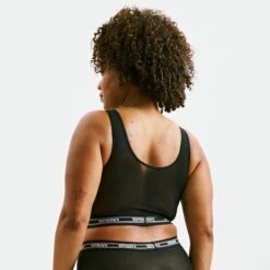 Powermesh Essential Bra - Black(Powermesh Top Black) 10 Powermesh Essential Bra - Black(Powermesh Top Black) -Tomboyx Shop Black Powermesh TopOF4