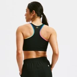 Swim Racerback Zip Compression Top - Black Rainbow Ombre(Swim Racerback Zip Compression Top Black Rainbow Ombre) 9 Swim Racerback Zip Compression Top - Black Rainbow Ombre(Swim Racerback Zip Compression Top Black Rainbow Ombre) -Tomboyx Shop Black Rainbow Ombre Swim Racerback Zip Compression topOF3