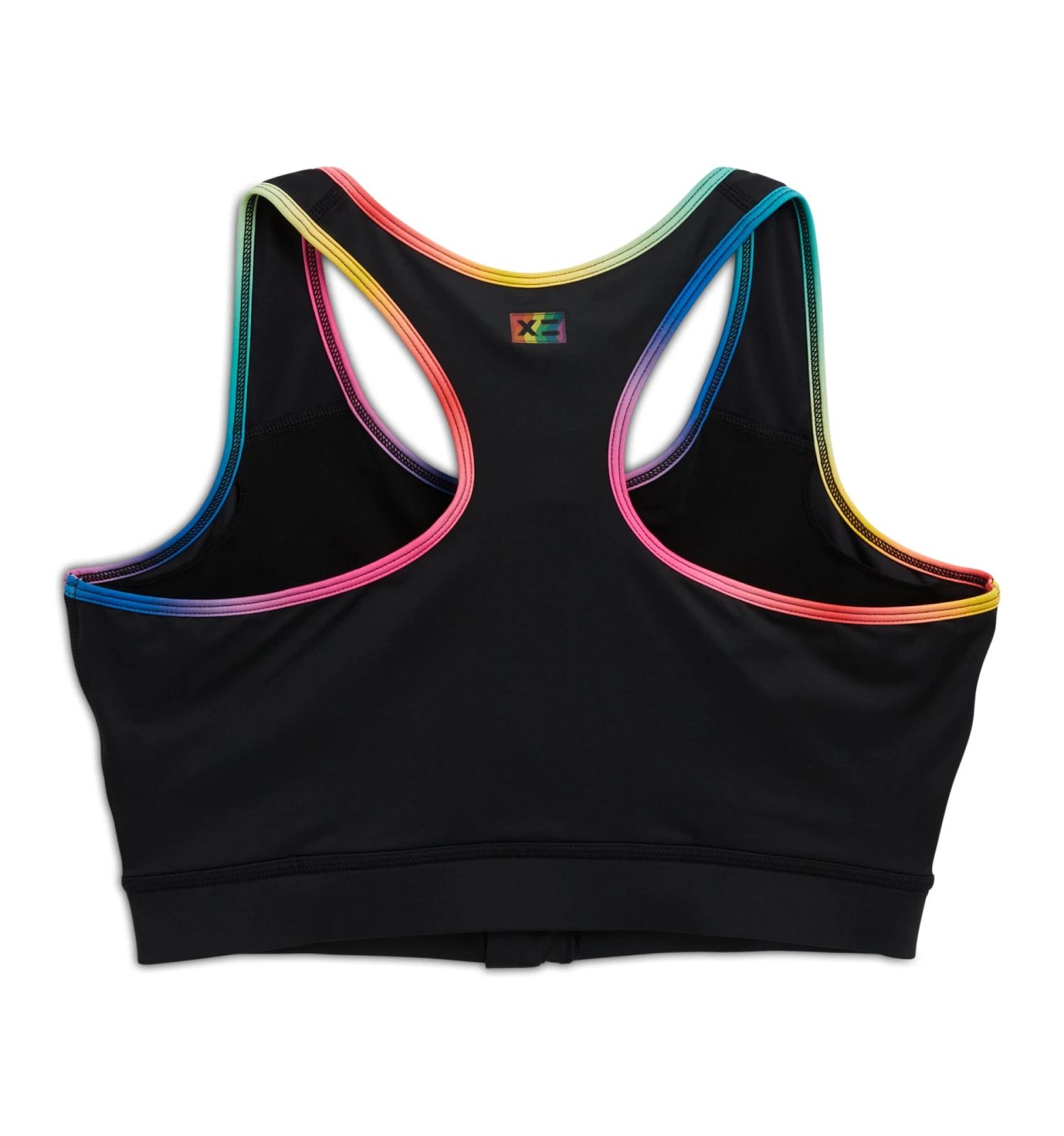 Swim Racerback Zip Compression Top - Black Rainbow Ombre(Swim Racerback Zip Compression Top Black Rainbow Ombre) 5 Swim Racerback Zip Compression Top - Black Rainbow Ombre(Swim Racerback Zip Compression Top Black Rainbow Ombre) - Image 5