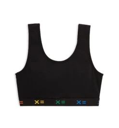 Essentials Soft Bra - Black X= Rainbow(Essentials Soft Bra Black X Rainbow)