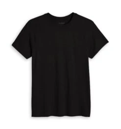 Short Sleeve Jersey Slub Raglan Tee - Black(Short Sleeve Jersey Slub Raglan Tee Black) 7 Short Sleeve Jersey Slub Raglan Tee - Black(Short Sleeve Jersey Slub Raglan Tee Black) -Tomboyx Shop Black Short Sleeve Jersey Slub Raglan Crew Neck 1