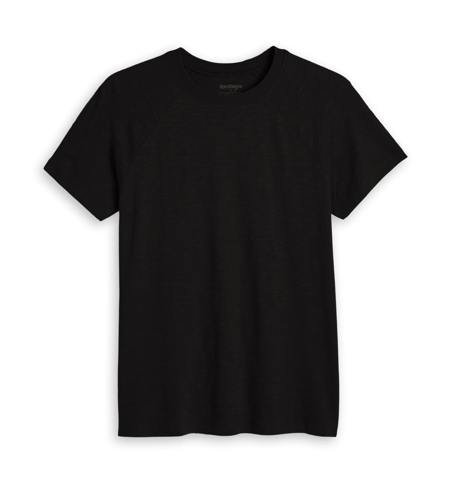Short Sleeve Jersey Slub Raglan Tee - Black(Short Sleeve Jersey Slub Raglan Tee Black) 3 Short Sleeve Jersey Slub Raglan Tee - Black(Short Sleeve Jersey Slub Raglan Tee Black) - Image 3