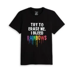Tomboy Short Sleeve Tee - Bleed(Tomboy Short Sleeve Tee Bleed) 7 Tomboy Short Sleeve Tee - Bleed(Tomboy Short Sleeve Tee Bleed) -Tomboyx Shop Bleed Rainbows Tomboy Tee 1