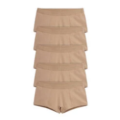 Boy Shorts 5-Pack - Cotton Chai(Boy Shorts 5 Pack Cotton Chai)