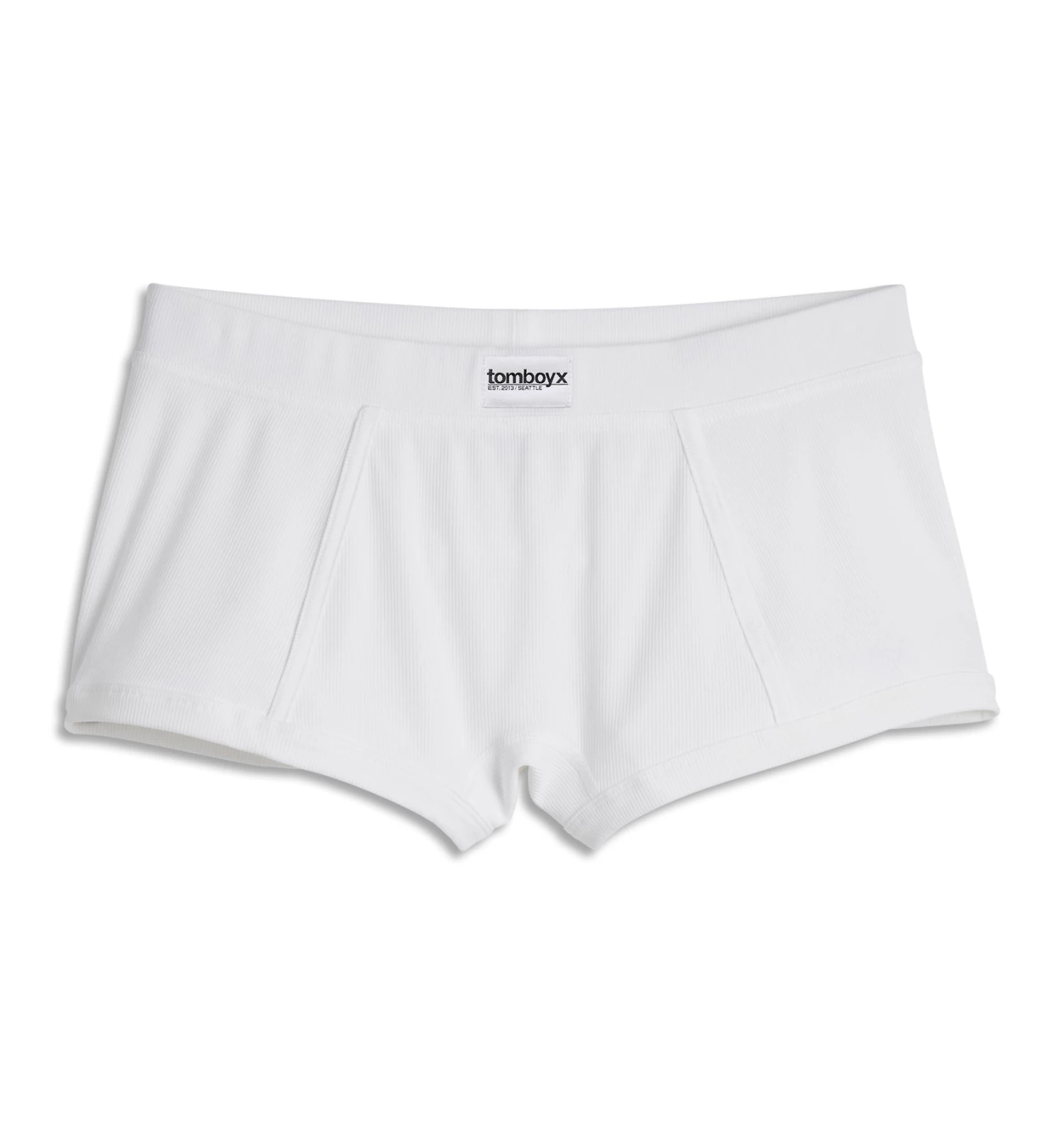 Bamboo Rib Boy Shorts - Bright White(Bamboo Rib Boy Shorts Bright White) 3 Bamboo Rib Boy Shorts - Bright White(Bamboo Rib Boy Shorts Bright White) - Image 3