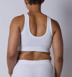 Bamboo Rib Essentials Soft Bra - Bright White(Bamboo Rib Essentials Soft Bra Bright White) 9 Bamboo Rib Essentials Soft Bra - Bright White(Bamboo Rib Essentials Soft Bra Bright White) -Tomboyx Shop Bright White Bamboo Rib Essentials Soft BraOF2