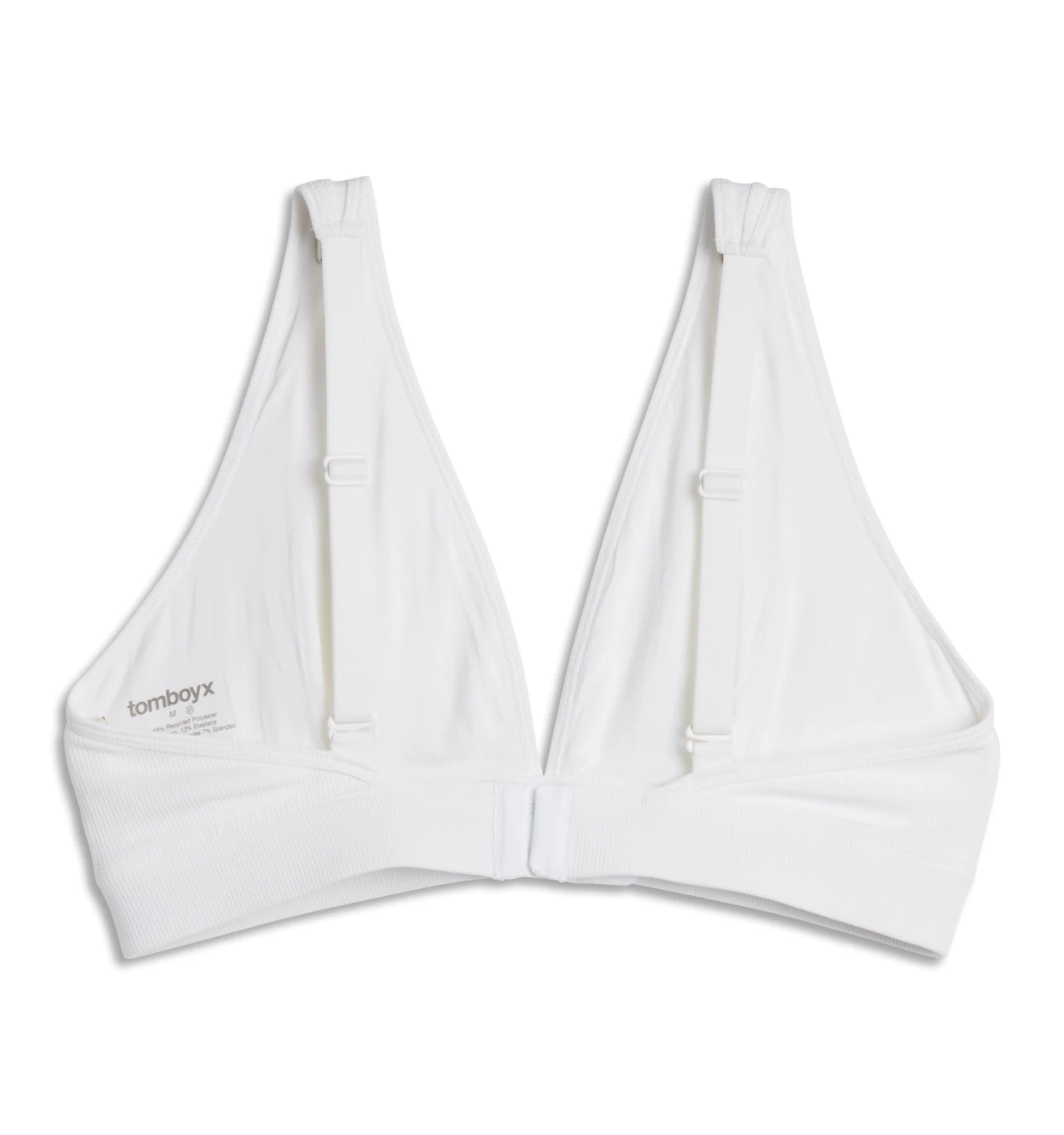 Bamboo Rib Plunge Bra - Bright White(Bamboo Rib Plunge Bra Bright White) 6 Bamboo Rib Plunge Bra - Bright White(Bamboo Rib Plunge Bra Bright White) - Image 6