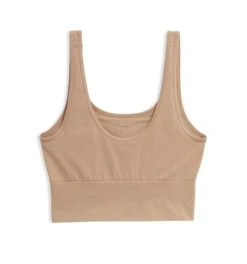 Longline Scoop Bra - Chai(Longline Scoop Bra Chai) -Tomboyx Shop Chai Long Line 2