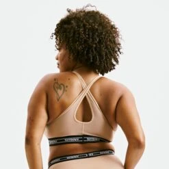 Powermesh Bralette - Chai(Powermesh Bralette Chai) -Tomboyx Shop Chai Powermesh BraletteOF4