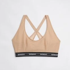 Powermesh Bralette - Chai(Powermesh Bralette Chai) -Tomboyx Shop Chai Powermesh Bralette 1