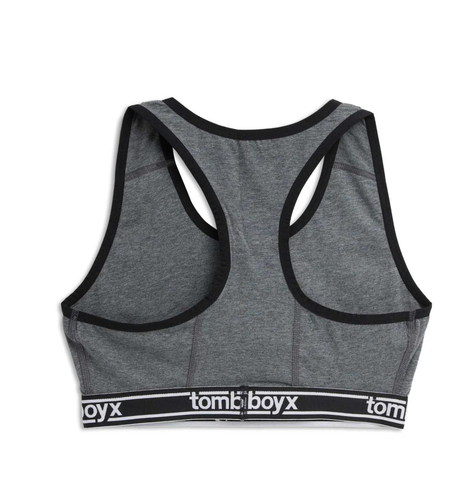 Racerback Soft Bra - Charcoal Logo(Racerback Soft Bra Charcoal Logo V2) 2 Racerback Soft Bra - Charcoal Logo(Racerback Soft Bra Charcoal Logo V2) - Image 2