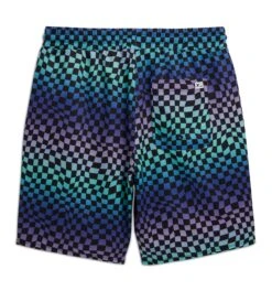 Swim 9" Lined Board Shorts - Checker Chaos(Swim 9 Lined Board Shorts Checker Chaos) -Tomboyx Shop Checker Chaos Swim 9in Lined Board Short 3