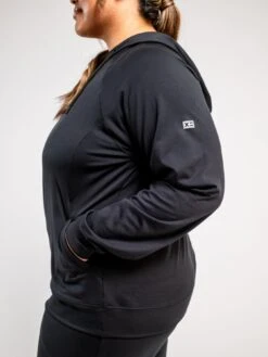 Cozy Luxe Fitted Hoodie - Black(Cozy Luxe Hoodie Black) 8 Cozy Luxe Fitted Hoodie - Black(Cozy Luxe Hoodie Black) -Tomboyx Shop CozyLuxeHoodieOF3