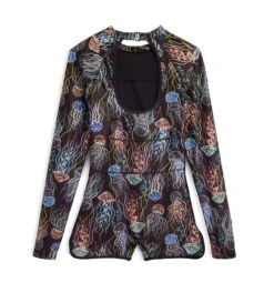 Swim 3" Shortie Long Sleeve Unisuit - Don't Be Jelly(Swim 3 Shortie Long Sleeve Unisuit Dont Be Jelly) 11 Swim 3" Shortie Long Sleeve Unisuit - Don't Be Jelly(Swim 3 Shortie Long Sleeve Unisuit Dont Be Jelly) -Tomboyx Shop Dont Be jelly Swim 3in Shortie Unisuit 2