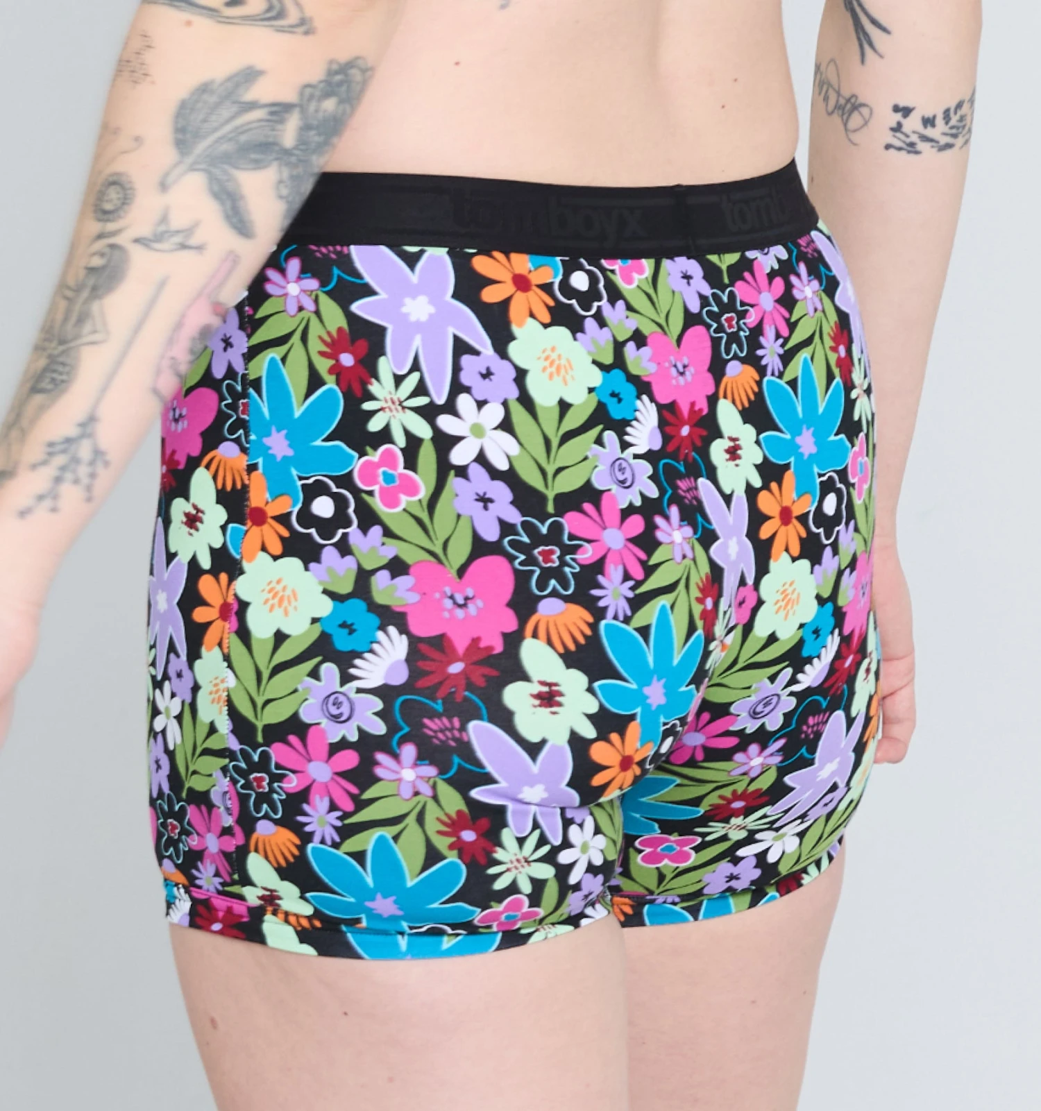 6" No Fly Boxer Briefs - Groovy Garden(6 No Fly Boxer Briefs Groovy Garden) 2 6" No Fly Boxer Briefs - Groovy Garden(6 No Fly Boxer Briefs Groovy Garden) - Image 2