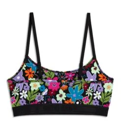 Low Cut Soft Bra - Groovy Garden(Low Cut Soft Bra Groovy Garden) -Tomboyx Shop Groovy Garden Low Cut Soft Bra 2