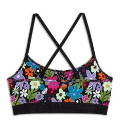 Low Cut Soft Bra - Groovy Garden(Low Cut Soft Bra Groovy Garden) -Tomboyx Shop Groovy Garden Low Cut Soft Bra 3