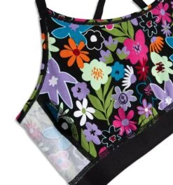 Low Cut Soft Bra - Groovy Garden(Low Cut Soft Bra Groovy Garden) -Tomboyx Shop Groovy Garden Low Cut Soft Bra 4