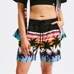 Swim 7" Heritage Board Shorts - Hawaiian Heat(Swim 7 Heritage Board Shorts Hawaiian Heat)