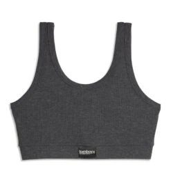 Bamboo Rib Essentials Soft Bra - Heather Gray(Bamboo Rib Essentials Soft Bra Heather Gray) -Tomboyx Shop Heather Gray Bamboo Rib Essentials Soft Bra 1 d8d12c37 8301 454e ac6a b6185125241a