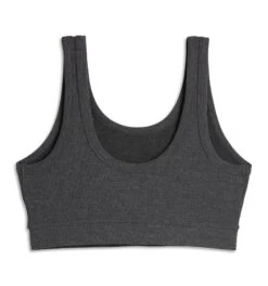 Bamboo Rib Essentials Soft Bra - Heather Gray(Bamboo Rib Essentials Soft Bra Heather Gray) -Tomboyx Shop Heather Gray Bamboo Rib Essentials Soft Bra 2 4b992619 99b0 45fc b5fa 7182aecc8279