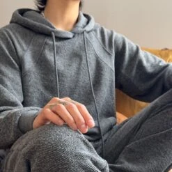 Inside Out French Terry Hoodie - Heather Grey(Inside Out French Terry Hoodie Heather Grey) 11 Inside Out French Terry Hoodie - Heather Grey(Inside Out French Terry Hoodie Heather Grey) -Tomboyx Shop Heather Gray Inside Out French Terry HoodieUGC2