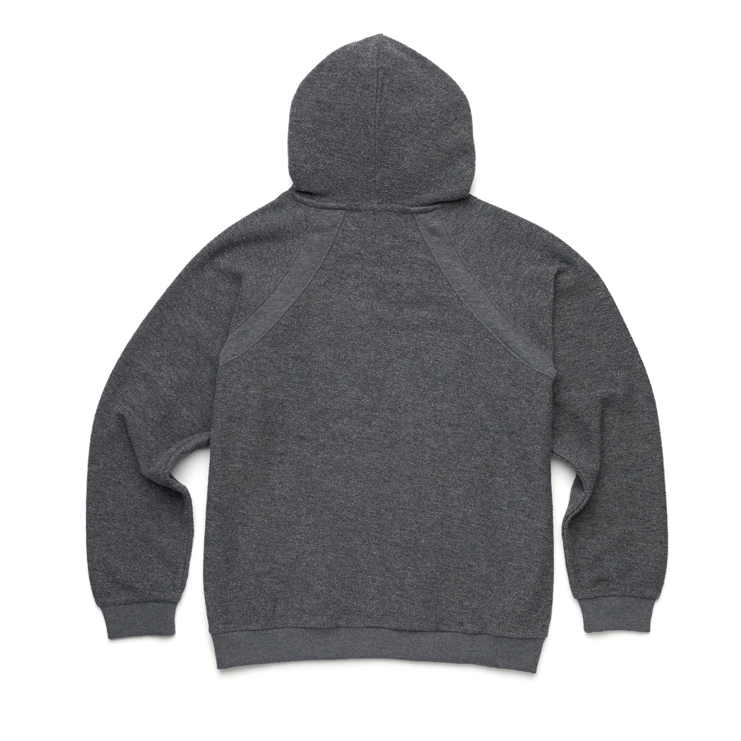 Inside Out French Terry Hoodie - Heather Grey(Inside Out French Terry Hoodie Heather Grey) 2 Inside Out French Terry Hoodie - Heather Grey(Inside Out French Terry Hoodie Heather Grey) - Image 2
