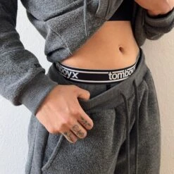 Inside Out French Terry Jogger - Heather Grey(Inside Out French Terry Jogger Heather Grey) -Tomboyx Shop Heather Gray Inside Out French Terry JoggerUGC1