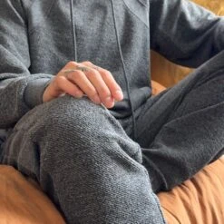 Inside Out French Terry Jogger - Heather Grey(Inside Out French Terry Jogger Heather Grey) -Tomboyx Shop Heather Gray Inside Out French Terry JoggerUGC2