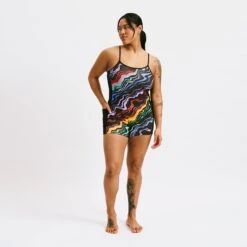 Swim 3.5" Skinny Strap Unisuit - Making Waves(Swim 3 5 Skinny Strap Unisuit Making Waves)