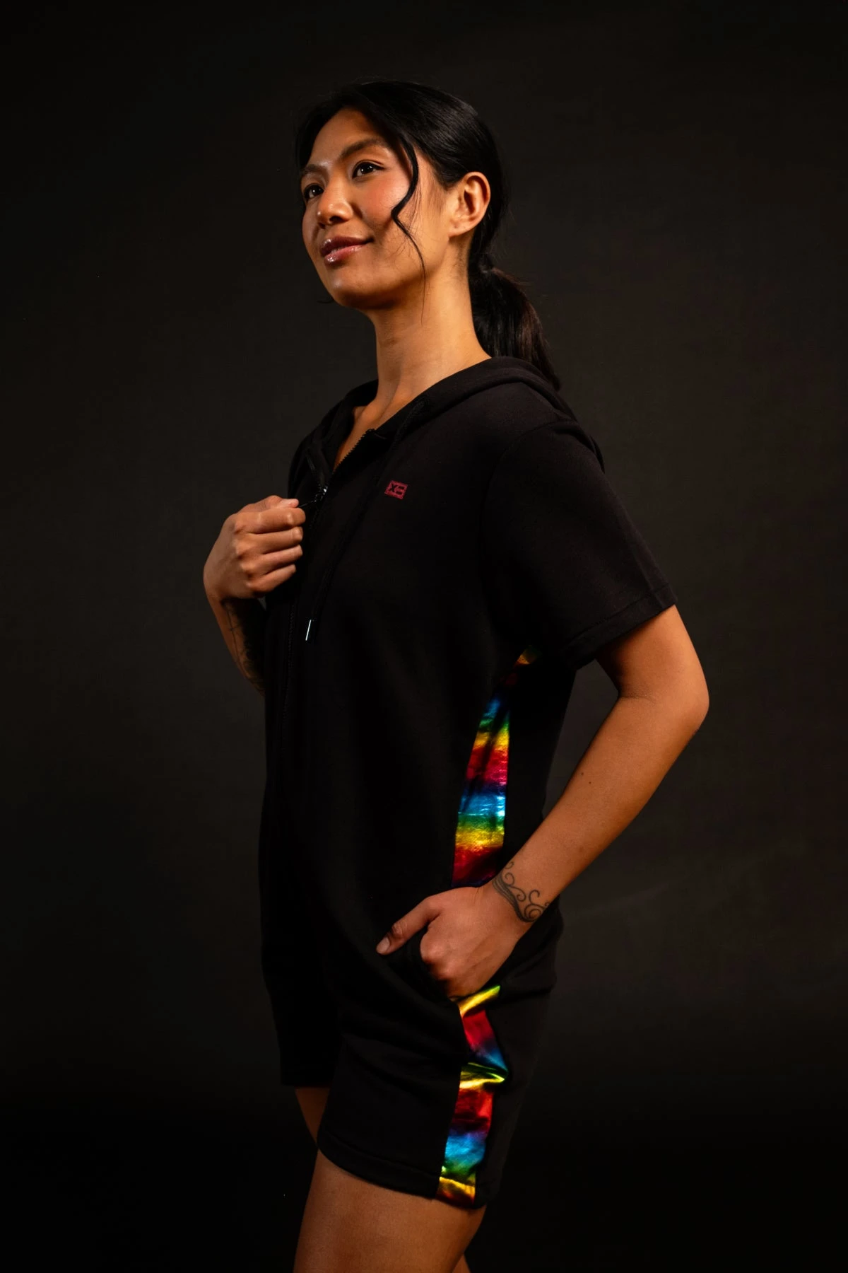 Anywhere Romper - Metallic Rainbow(Anywhere Romper Metallic Rainbow) 7 Anywhere Romper - Metallic Rainbow(Anywhere Romper Metallic Rainbow) - Image 7