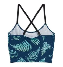 Longline Bra Top - TENCEL™Modal Botanical(Longline Bra Top Tencel Modal Botanical) -Tomboyx Shop Modal Botanical Longline Bra Top 3