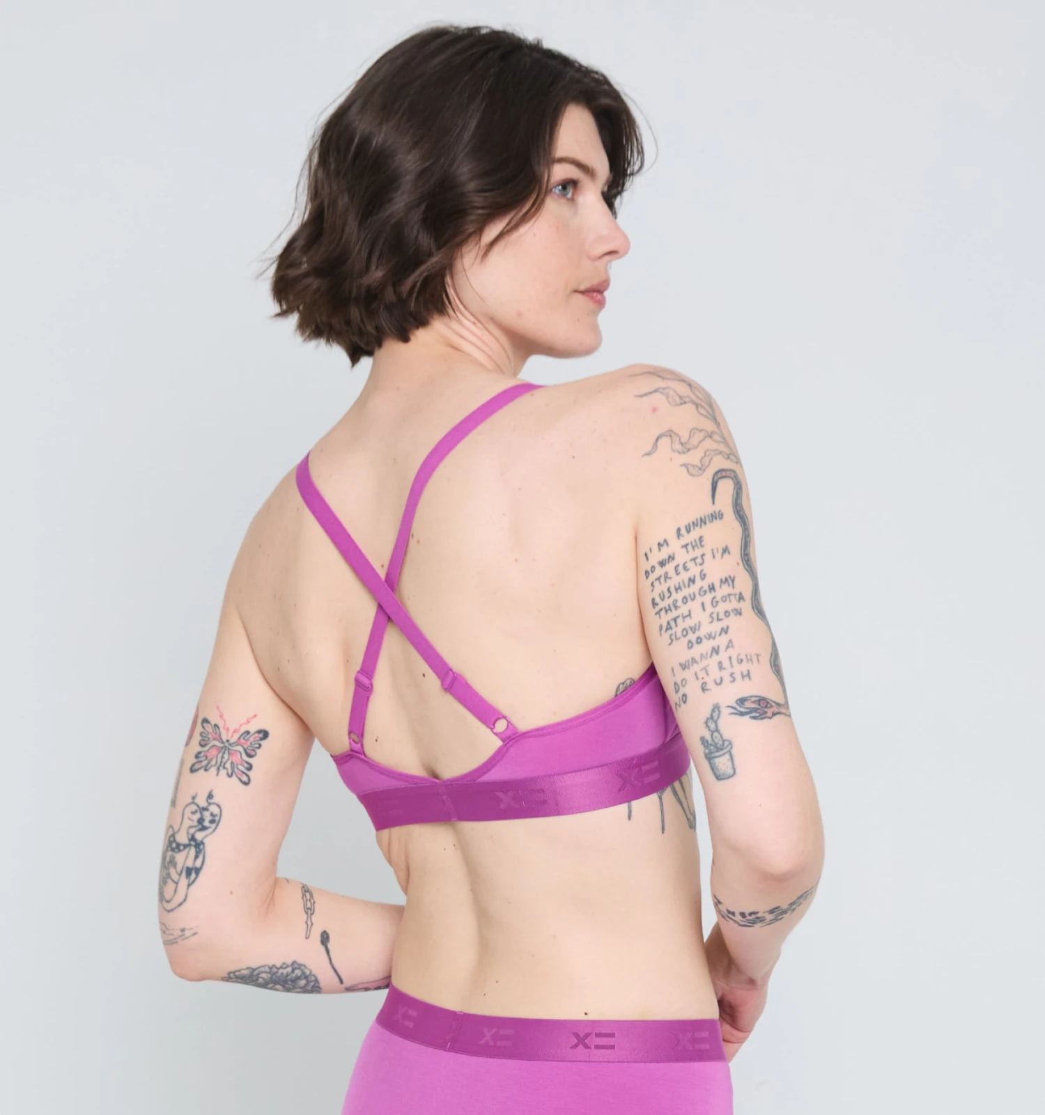 Lounge Bralette - TENCEL™ Modal Orchid(Lounge Bralette Orchid) 2 Lounge Bralette - TENCEL™ Modal Orchid(Lounge Bralette Orchid) - Image 2