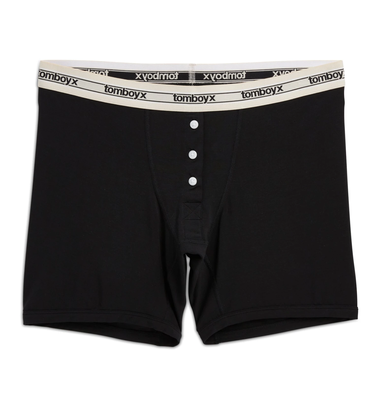 6" Fly Boxer Briefs - TENCEL™Modal Retro Black(6 Fly Boxer Briefs Tencel Modal Retro Black) 2 6" Fly Boxer Briefs - TENCEL™Modal Retro Black(6 Fly Boxer Briefs Tencel Modal Retro Black) - Image 2