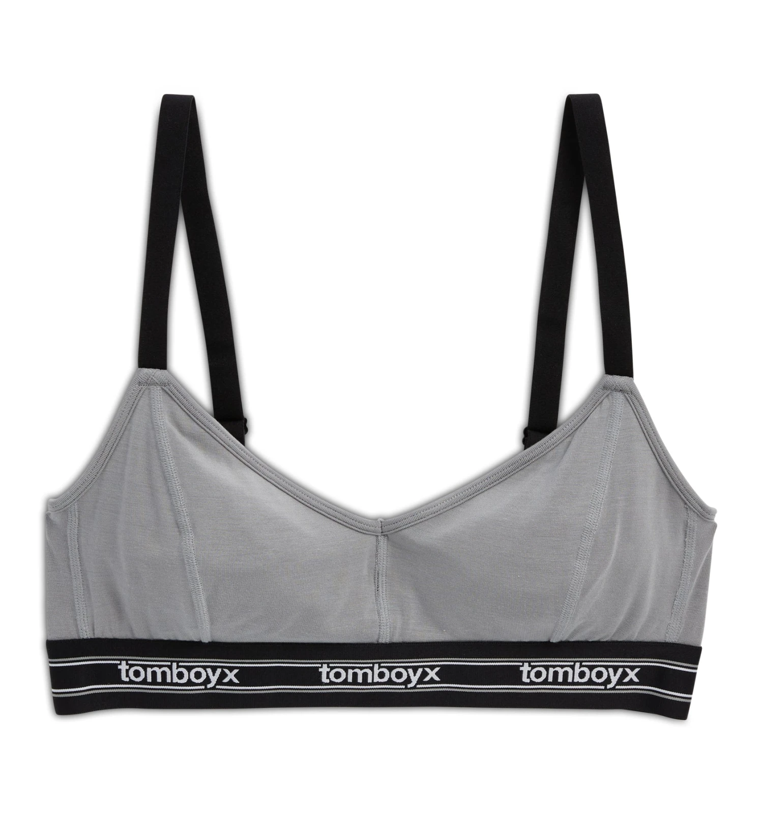 Adjustable Triangle Bralette - TENCEL™Modal Ultimate Gray(Adjustable Triangle Bralette Tencel Modal Ultimate Gray) 2 Adjustable Triangle Bralette - TENCEL™Modal Ultimate Gray(Adjustable Triangle Bralette Tencel Modal Ultimate Gray) - Image 2