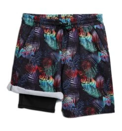 Swim 9" Lined Board Shorts - Palm Dreams(Swim 9 Lined Board Shorts Palm Dreams) -Tomboyx Shop Palm Dreams Swim 9in Lined Board Short 2