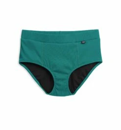 Ribbed Swim High Waisted Hipster - Parasailing(Swhiwsted Parasailing)