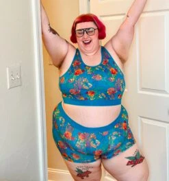 Essentials Soft Bra - Rainbow Fish(Essentials Soft Bra Rainbow Fish)