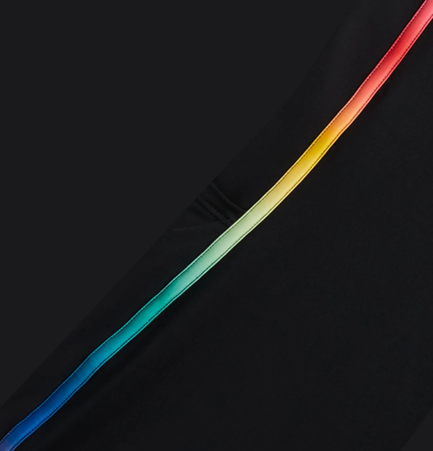 Swim Racerback Zip Compression Top - Black Rainbow Ombre(Swim Racerback Zip Compression Top Black Rainbow Ombre) 7 Swim Racerback Zip Compression Top - Black Rainbow Ombre(Swim Racerback Zip Compression Top Black Rainbow Ombre) - Image 7