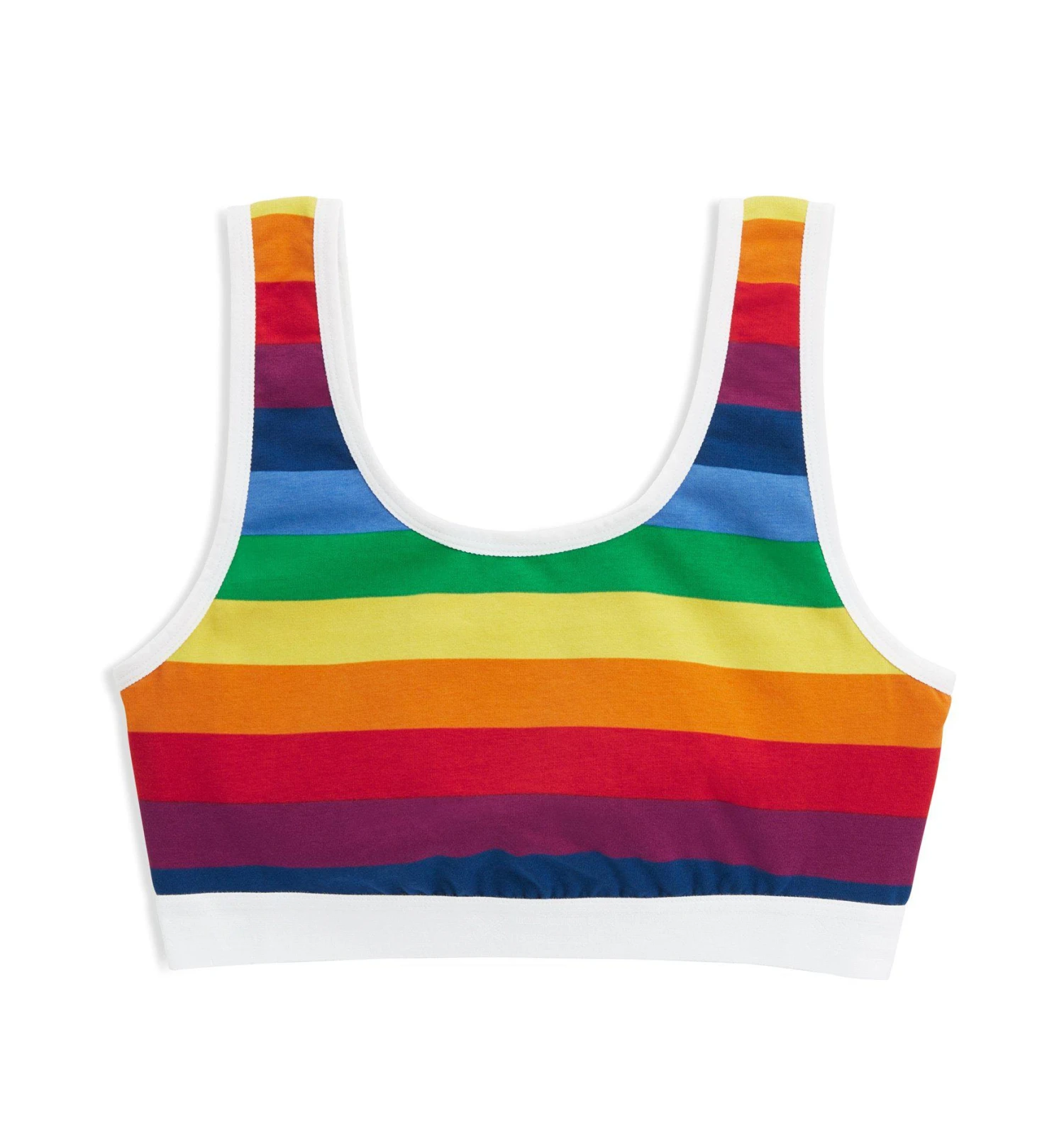 Essentials Soft Bra - Rainbow Pride Stripes(Essentials Soft Bra Rainbow Pride Stripes) 1 Essentials Soft Bra - Rainbow Pride Stripes(Essentials Soft Bra Rainbow Pride Stripes)