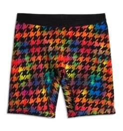 9" Boxer Briefs - Rainbow Houndstooth(9 Boxer Briefs Rainbow Houndstooth)