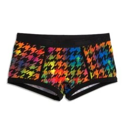 Boy Shorts - Rainbow Houndstooth(Boy Shorts Rainbow Houndstooth)